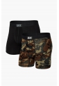 Boxer (pqt 2) - VIBE BLACK/WOOD CAMO