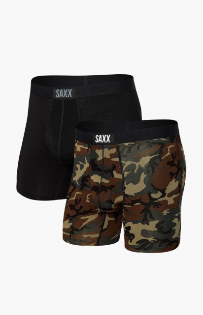 Boxer (pqt 2) - VIBE BLACK/WOOD CAMO