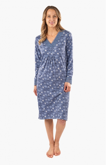 Robe de nuit longue - BLUE PRINT