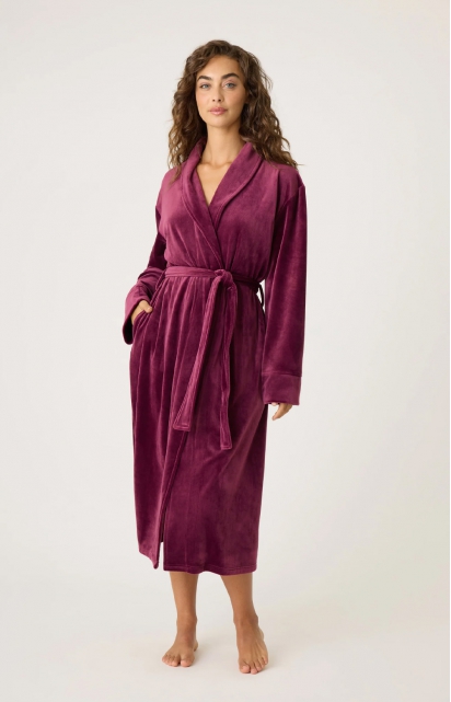 Robe de chambre longue - VELVETY