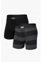 Boxers (pqt 2) - VIBE GRAPHITE OMBRE RUGBY