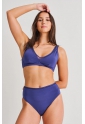 Culotte de maillot de bain - RÉTRO BLEU NUIT